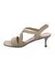 Stuart Weitzman Canvas Slingback Sandals