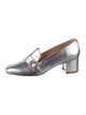 Stuart Weitzman Leather Crystal Embellishments Pumps