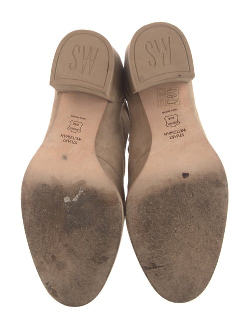 Stuart Weitzman Suede Combat Boots