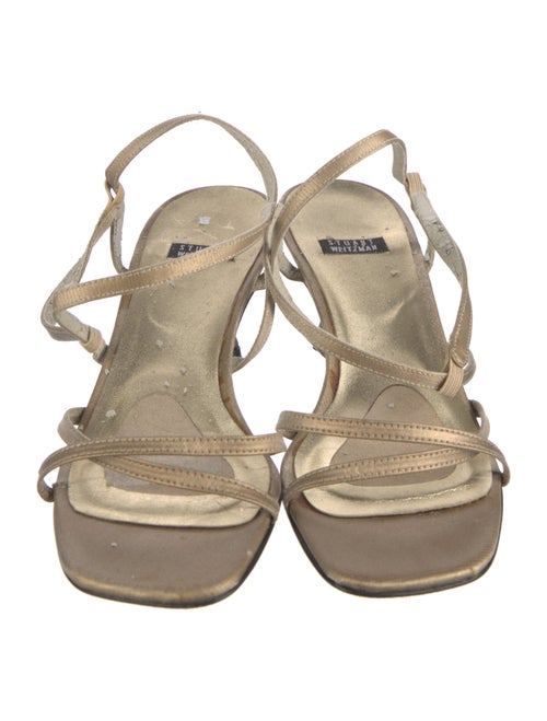 Stuart Weitzman Leather Slingback Sandals