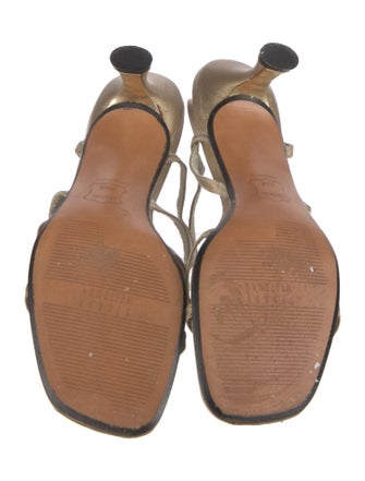 Stuart Weitzman Leather Slingback Sandals