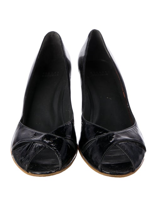 Stuart Weitzman Patent Leather Slingback Sandals