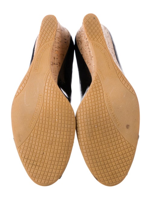 Stuart Weitzman Patent Leather Slingback Sandals