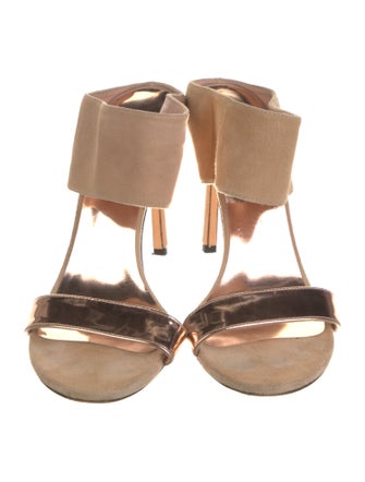 Stuart Weitzman Suede Slides