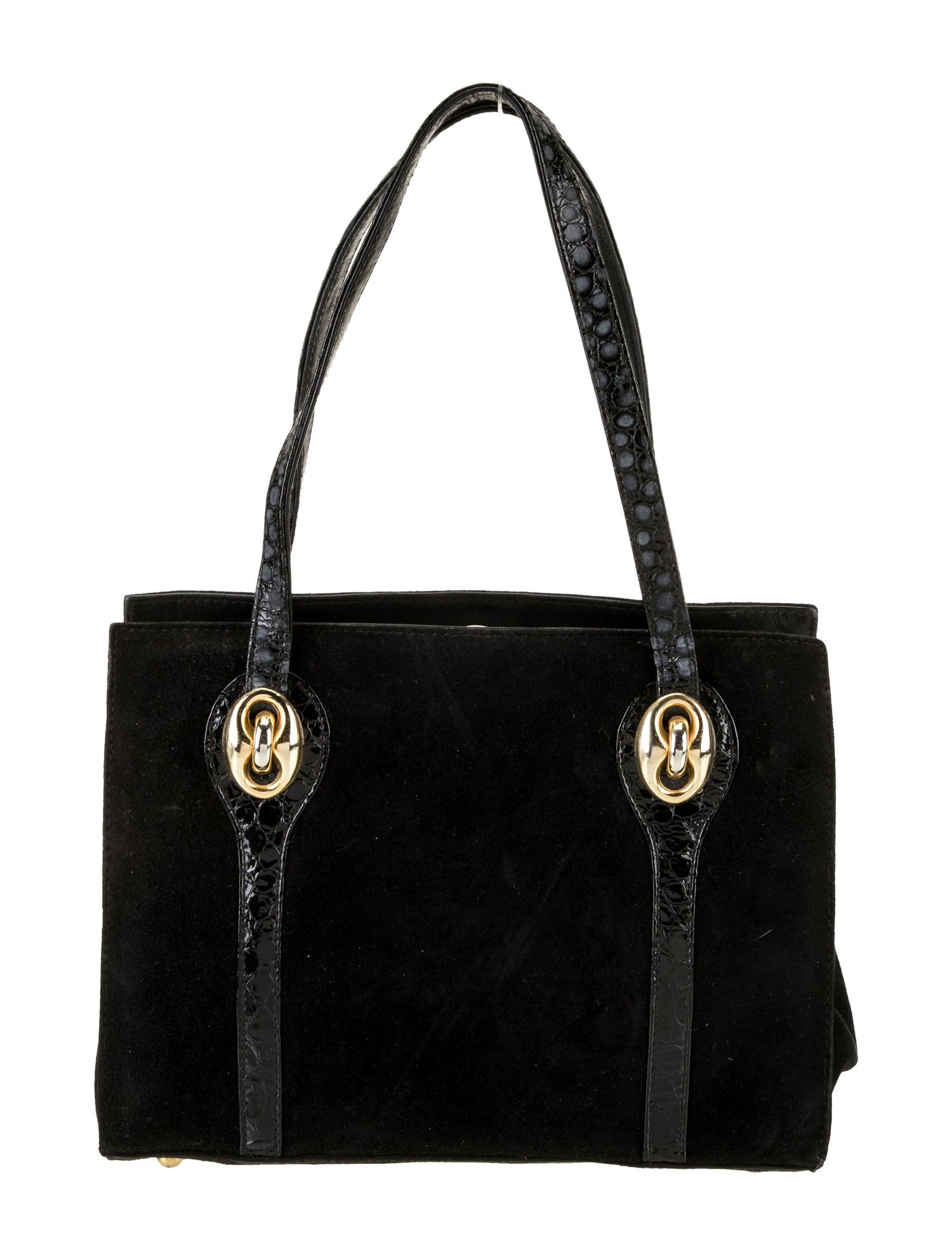 Stuart Weitzman Suede Top Handle Bag
