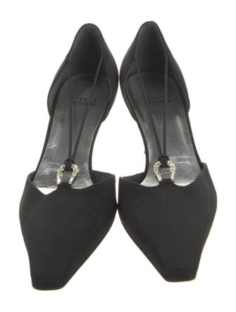 Stuart Weitzman Crystal Embellishments D'Orsay Pumps