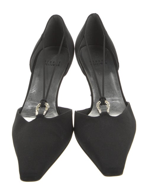 Stuart Weitzman Crystal Embellishments D'Orsay Pumps