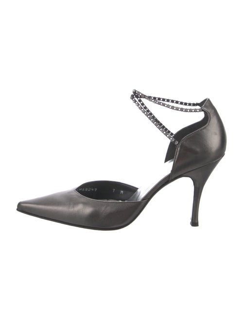 Stuart Weitzman Satin D'Orsay Pumps