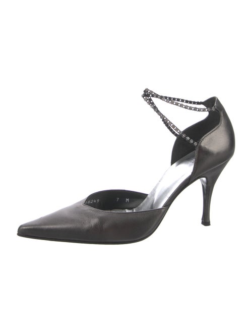 Stuart Weitzman Satin D'Orsay Pumps