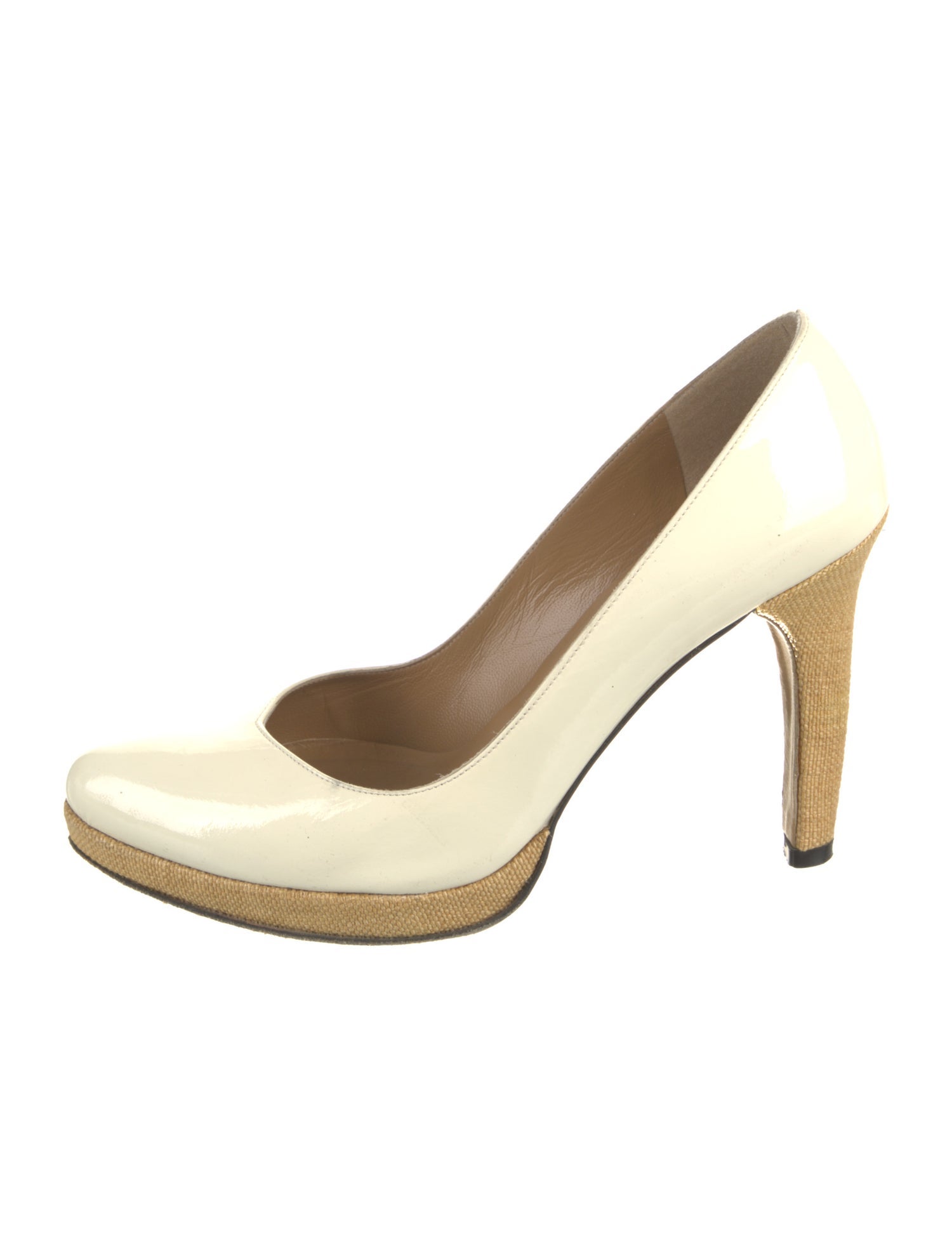 Stuart Weitzman Patent Leather Slingback Pumps