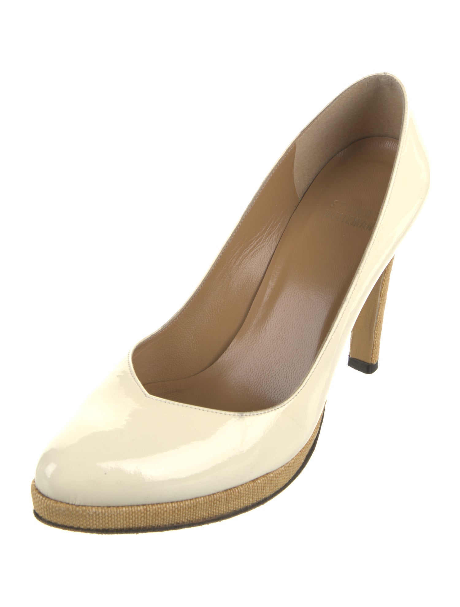 Stuart Weitzman Patent Leather Slingback Pumps