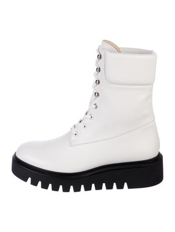 Stuart Weitzman Boots Leather Combat US 9 |