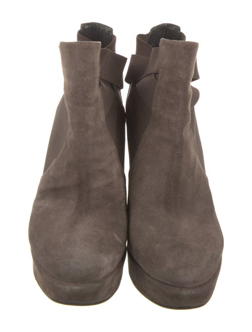 Stuart Weitzman Suede Chelsea Boots