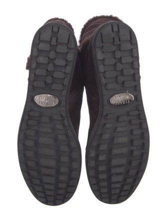 Stuart Weitzman Suede Moto Boots