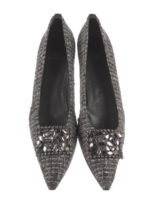 Stuart Weitzman Tweed Tweed Pattern Pumps