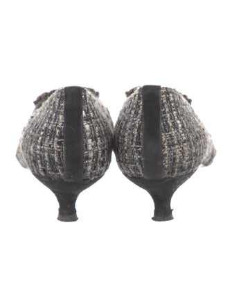Stuart Weitzman Tweed Tweed Pattern Pumps