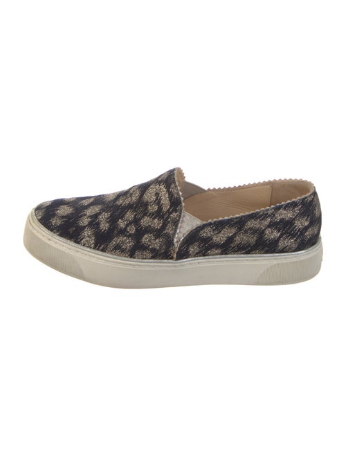 Stuart Weitzman Canvas Animal Print Sneakers