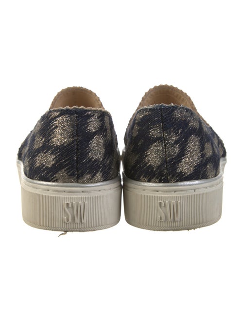 Stuart Weitzman Canvas Animal Print Sneakers