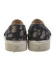 Stuart Weitzman Canvas Animal Print Sneakers