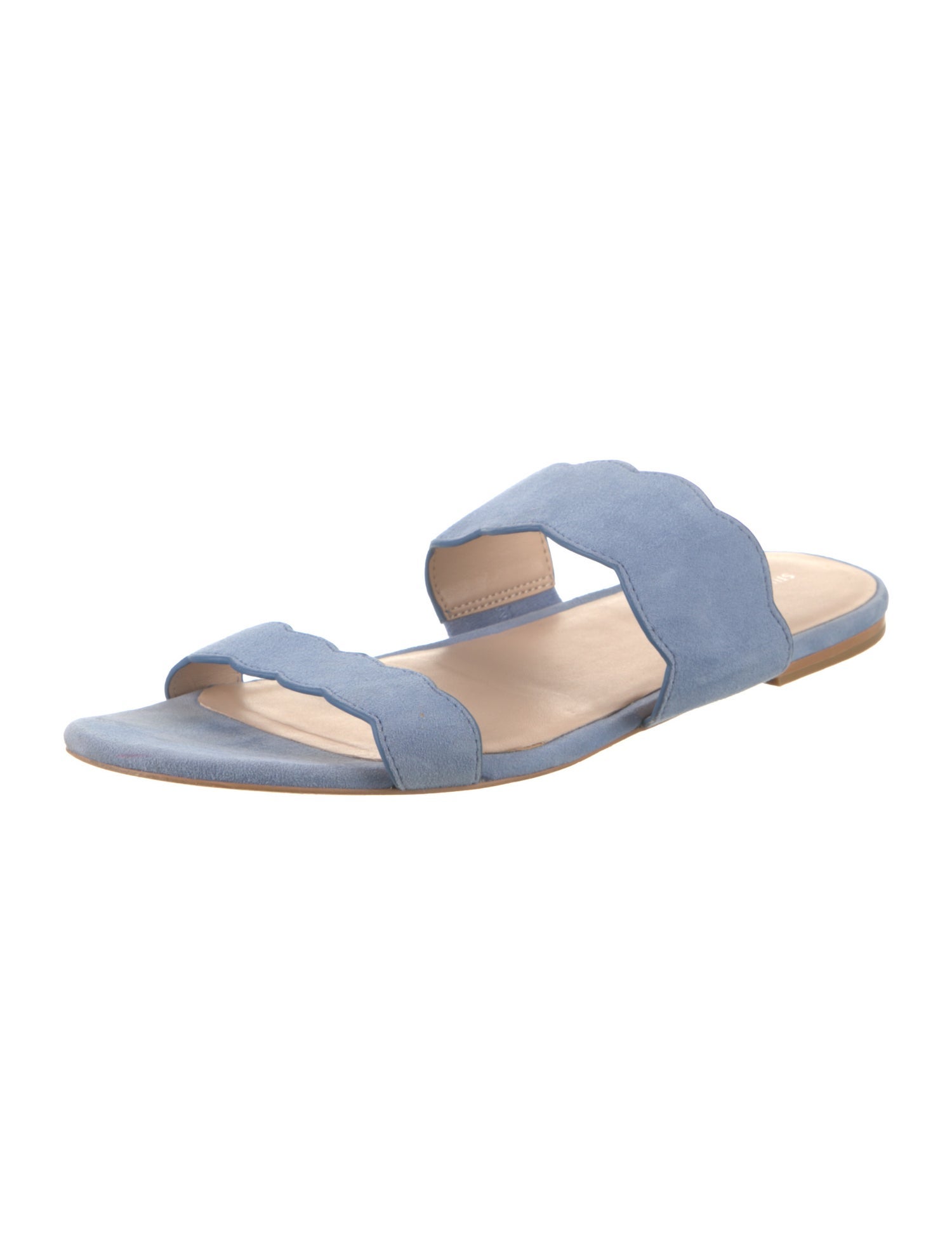Stuart Weitzman Suede Slides