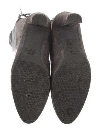 Stuart Weitzman Suede Lace-Up Boots