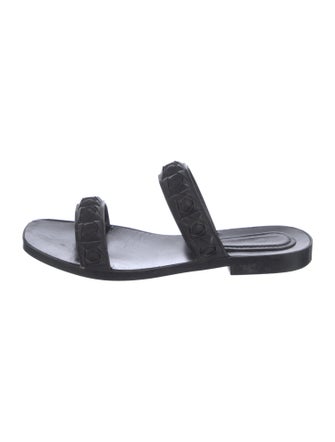 Stuart Weitzman Rubber Slides