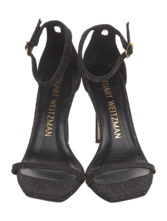 Stuart Weitzman Crystal Embellishments Sandals