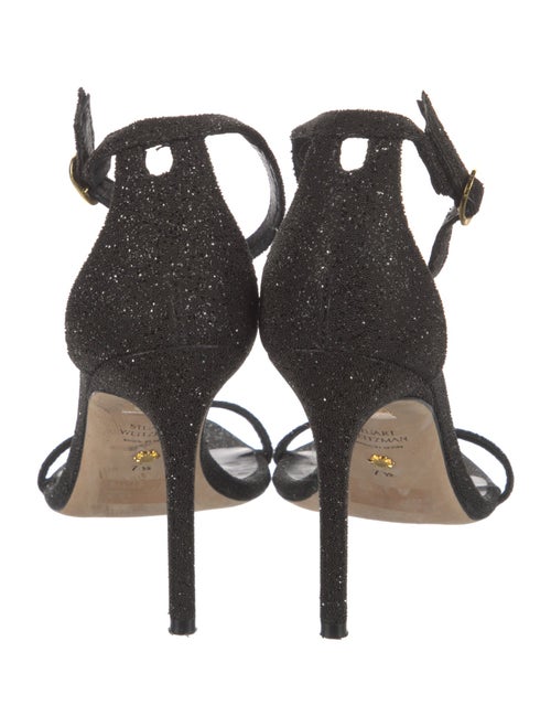 Stuart Weitzman Crystal Embellishments Sandals