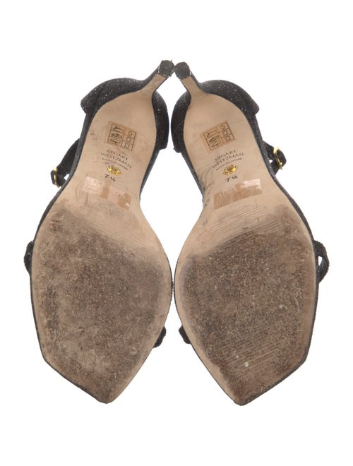 Stuart Weitzman Crystal Embellishments Sandals