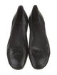 Stuart Weitzman Leather Bow Accents Flats