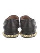 Stuart Weitzman Leather Studded Accents Loafers