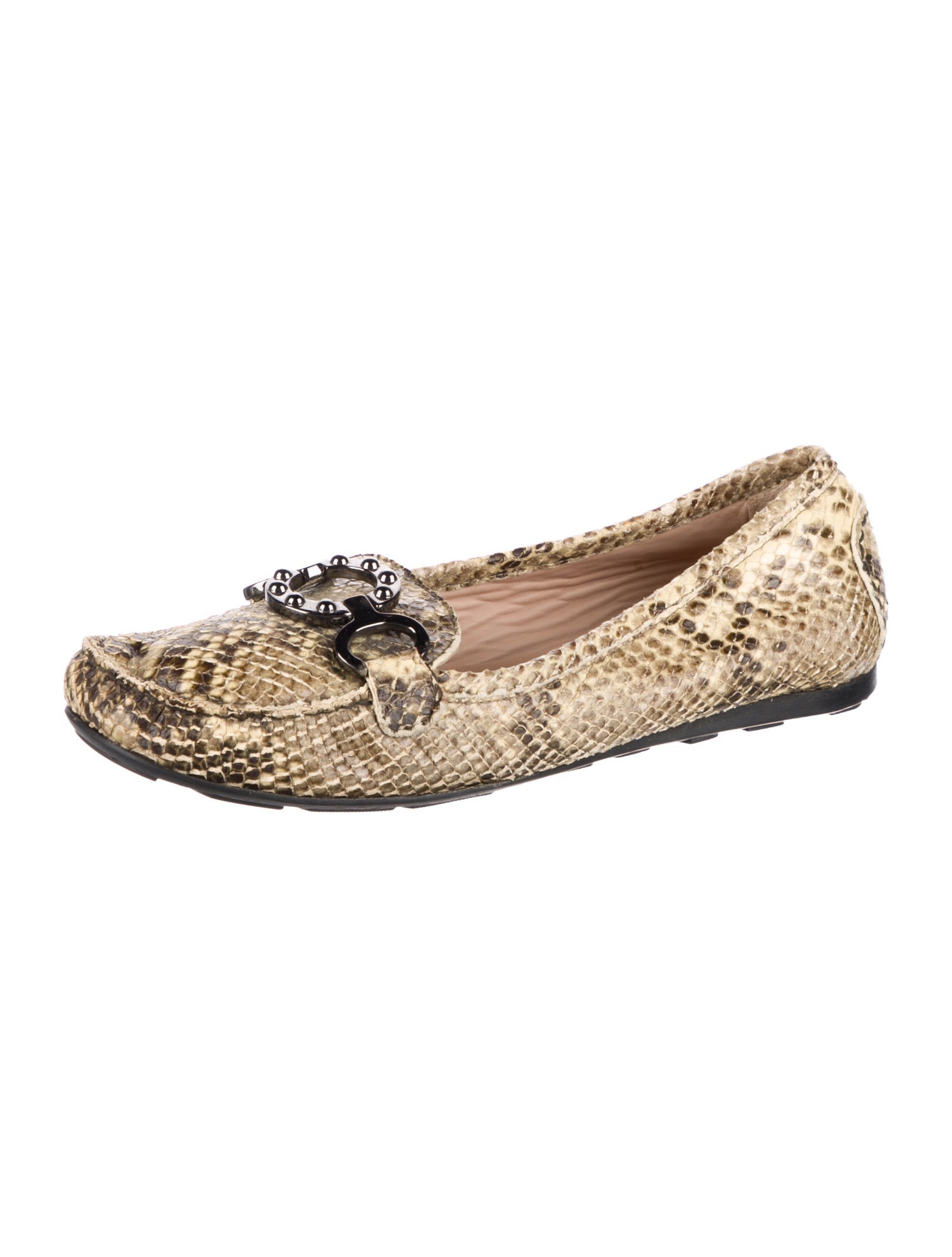 Stuart Weitzman Animal Print Loafers