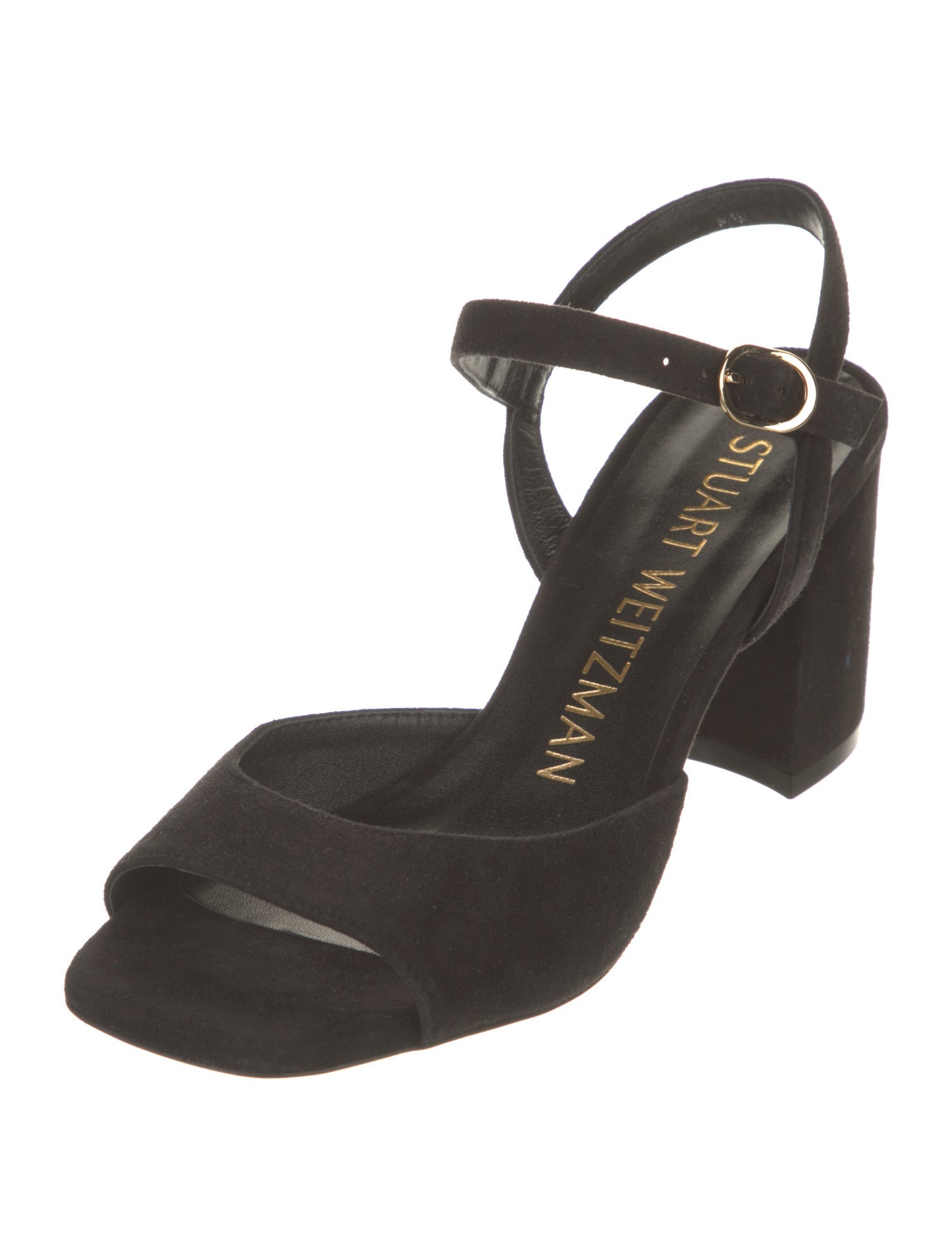 Stuart Weitzman Suede Slingback Sandals