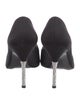 Stuart Weitzman Satin Crystal Embellishments Pumps
