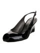 Stuart Weitzman Patent Leather Slingback Pumps