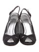 Stuart Weitzman Satin Slingback Sandals