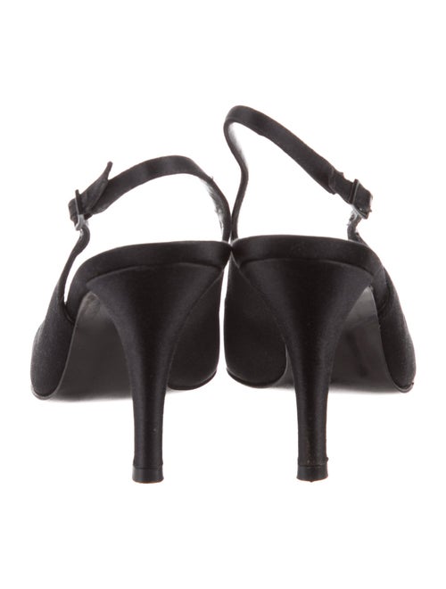 Stuart Weitzman Satin Slingback Sandals