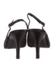 Stuart Weitzman Satin Slingback Sandals