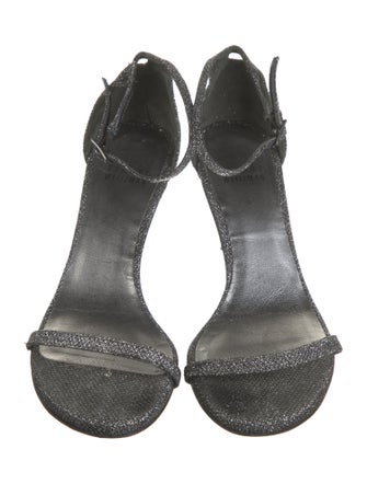 Stuart Weitzman Glitter Glitter Accents Sandals
