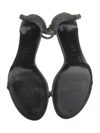 Stuart Weitzman Glitter Glitter Accents Sandals