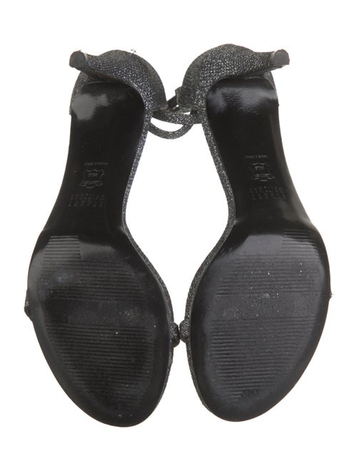 Stuart Weitzman Glitter Glitter Accents Sandals