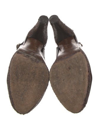 Stuart Weitzman Patent Leather Slingback Sandals