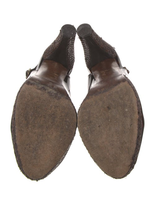 Stuart Weitzman Patent Leather Slingback Sandals