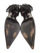 Stuart Weitzman Satin Bow Accents D'Orsay Pumps