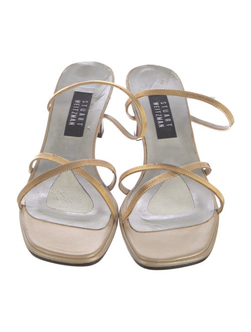 Stuart Weitzman Leather Slides