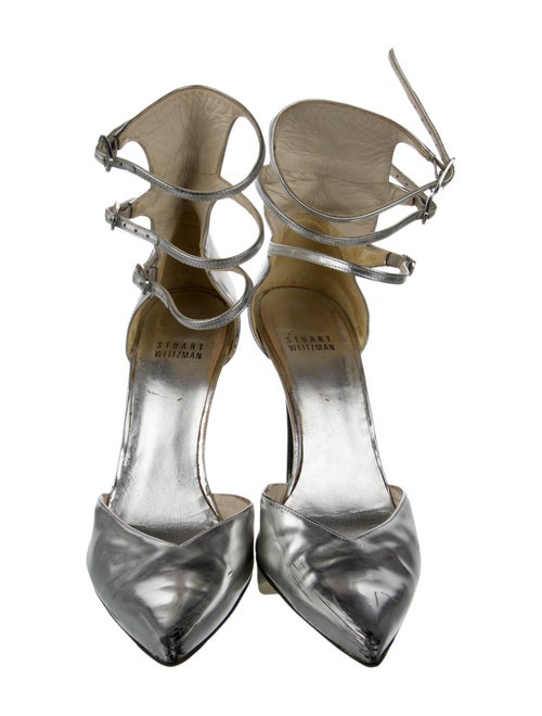 Stuart Weitzman Leather D'Orsay Pumps