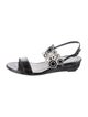 Stuart Weitzman Patent Leather Slingback Sandals