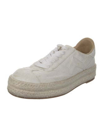 Stuart Weitzman Canvas Espadrille Sneakers