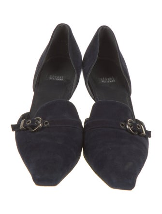 Stuart Weitzman Suede D'Orsay Pumps