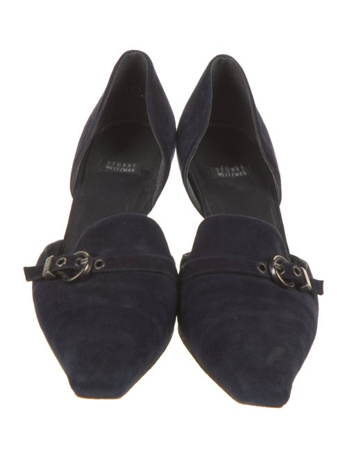 Stuart Weitzman Suede D'Orsay Pumps
